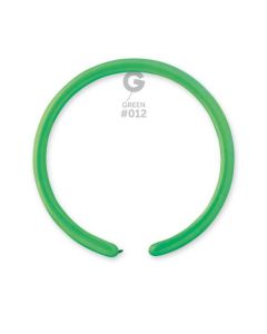 1" Green #012 D2 100pcs