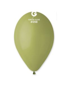 13" Green Olive #098 G120 50pcs