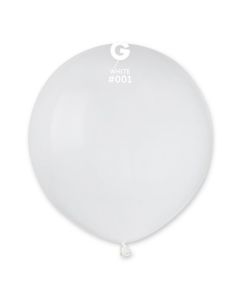Pk25 Latex Balloons White #001 - G19.001.25
