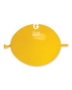6" Yellow #003 GL6 100pcs