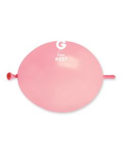 6" Pink #057 GL6 100pcs