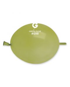6" Green Olive #098 GL6 100pcs