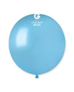 Pk10 Metallic Balloons Light Blue #035 Gm19 - GM19.035.10
