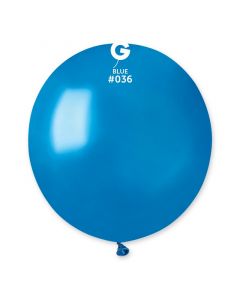 Pk10 Metallic Balloons Blue #036 Gm19 - GM19.036.10