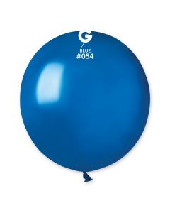 Pk10 Metallic Balloons Blue #054 Gm19 - GM19.054.10