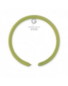 1" Green Olive #098 D2 100pcs